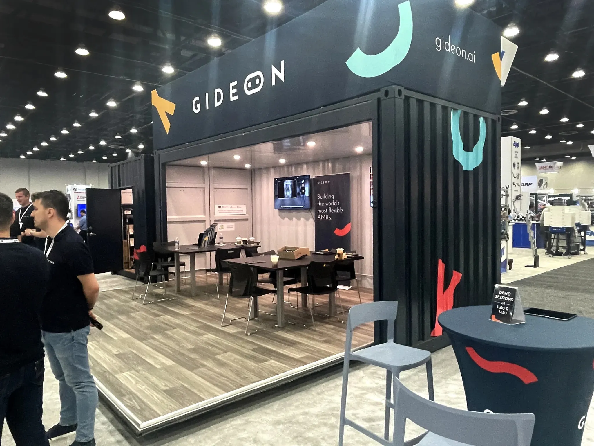 60x50 Island booth design by Exhibit Potential